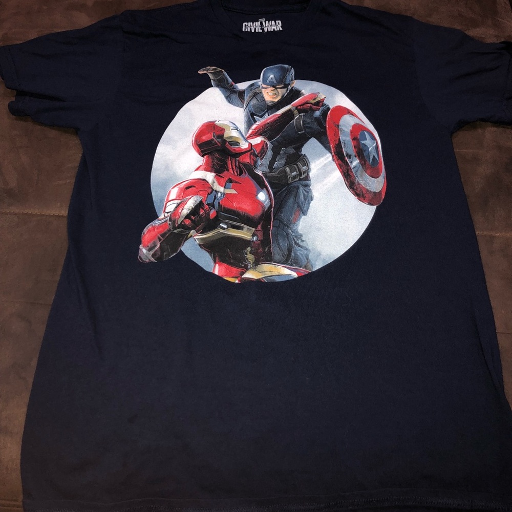 Captin america shirt.